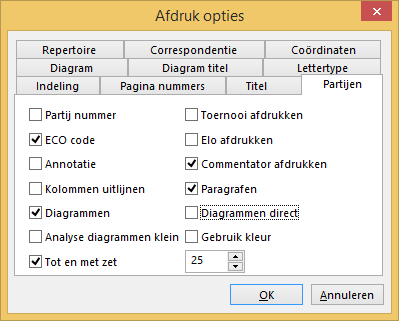 afdrukopties