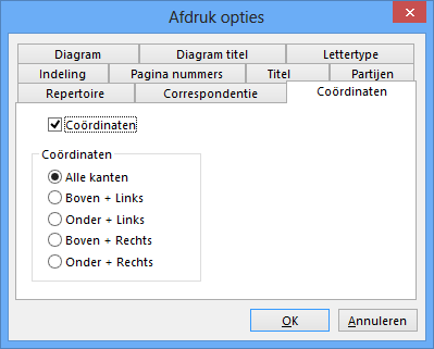 coordinaten
