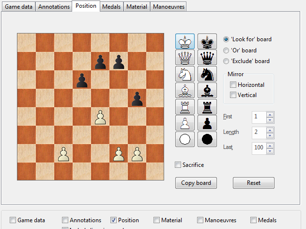 Player search in ChessBase 14