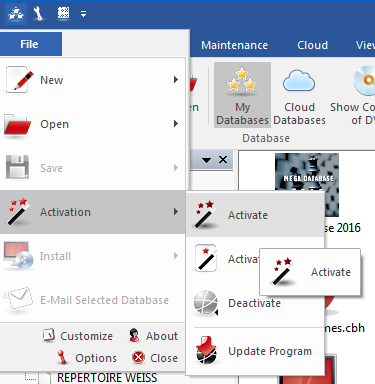 ChessBase 14 - Cloud Clip Database 