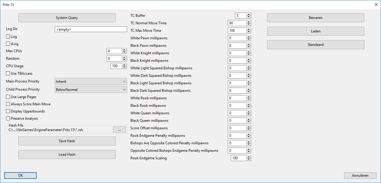 engineparameter