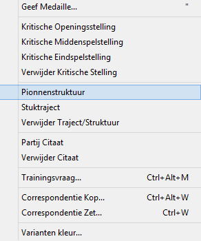 pionnenstructuur