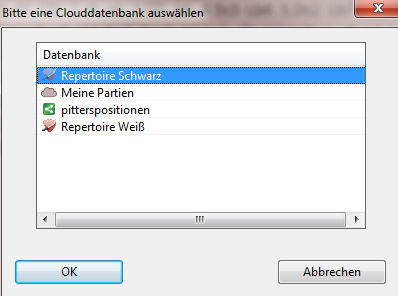 Cloud Datenbank auswählen