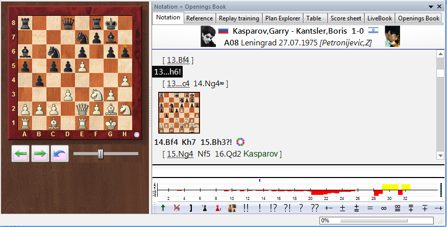 Finding novelties with ChessBase 16