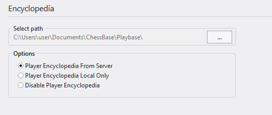 Chessbase 17 - Simple Player Search 