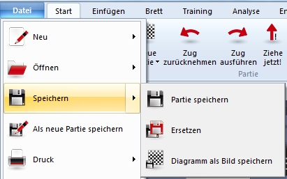 Partie speichern