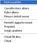 Context menu