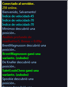 Chat window