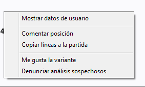Context menu