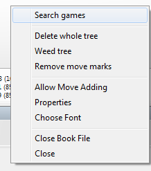 Context menu