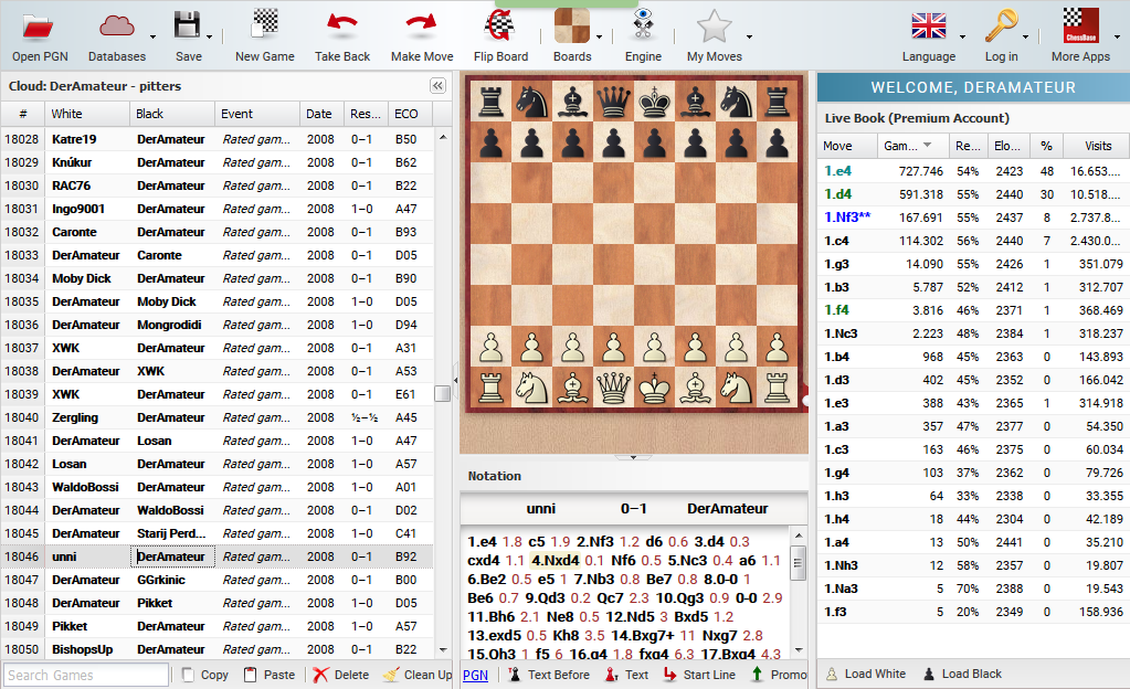 software - In an opening tree on ChessBase, how can we fix the