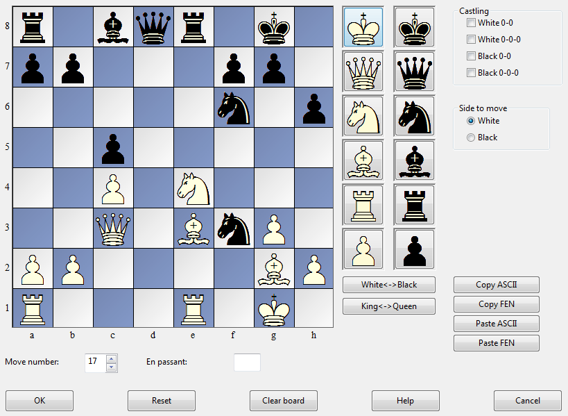 Setting up a custom position - Chess Forums 