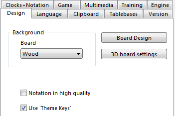Theme keys Theme keys
