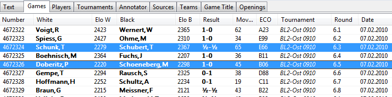 Marked games Marked games