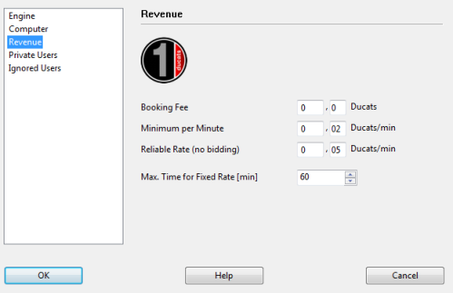 Revenue menu Revenue menu