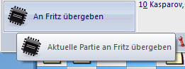 Übergabe zum Schachprogramm Fritz