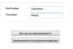 Optionendialog Anwender