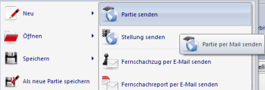 Partie via Mail versenden