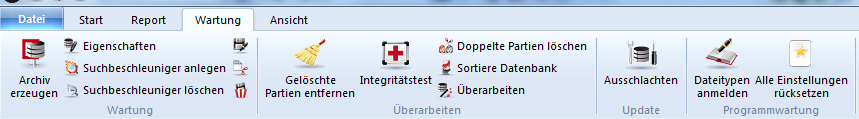 Wartungsfunktionen