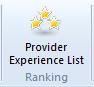 Provider Experience list