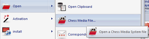 Open a Chess Media File