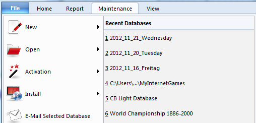 Recent Databases