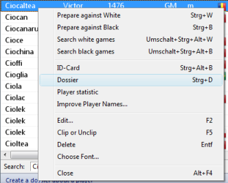 Context Menu