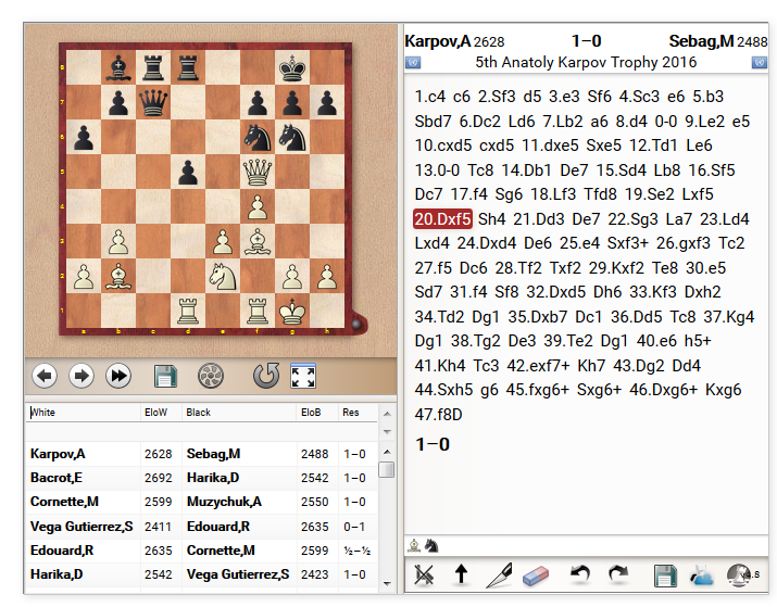 putting odds in pgn chess