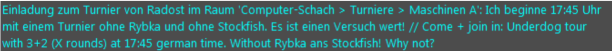 globale Einladung an alle Serveruser (Chat)
