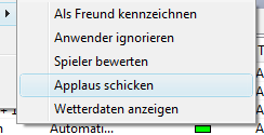 Applaus schicken