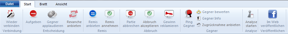 Funktionen im Brettfenster