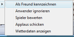 Ignorieren oder als Freund kennzeichnen