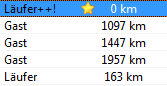 Anzeige des Status Gast in der Spielerliste