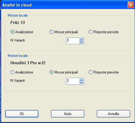 Cloud Analysis with local Engines