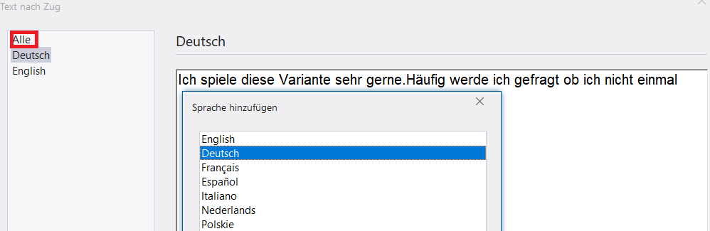 Textdialog
