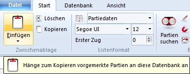 Datenbank einfügen