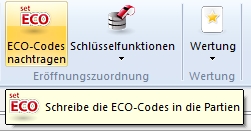 Eco Codes nachtragen