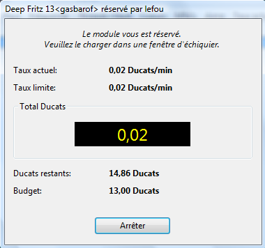Verbindungsfenster (Status)