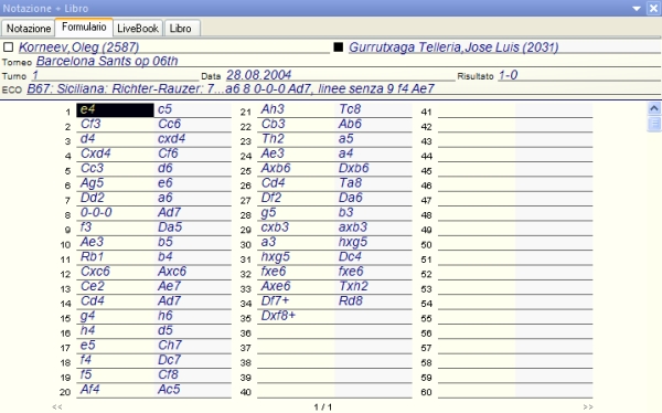 Score Sheet